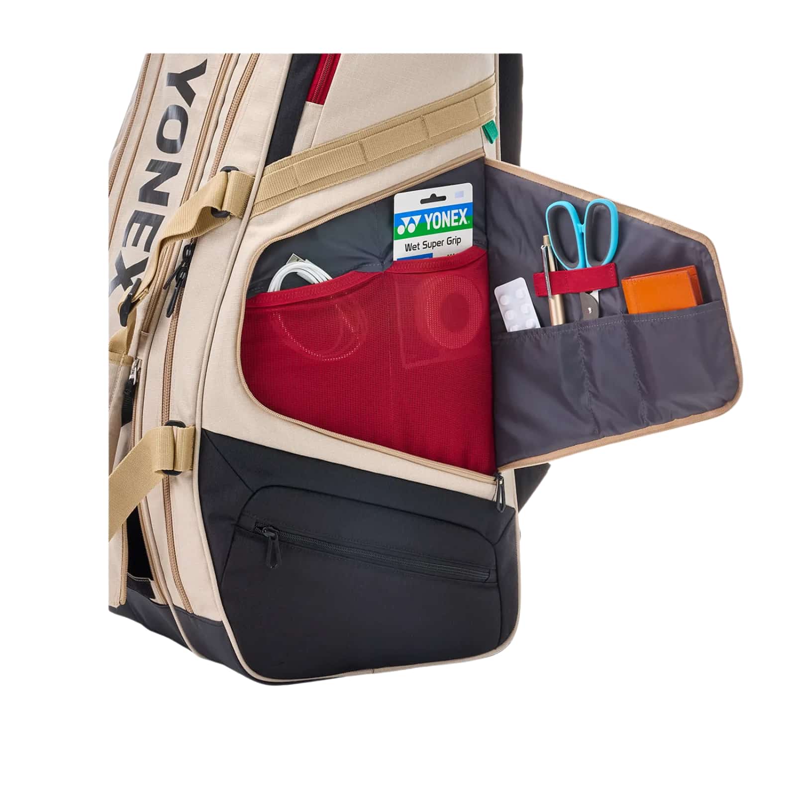 YONEX Gearlogic 72629 Racquet Bag - Beige