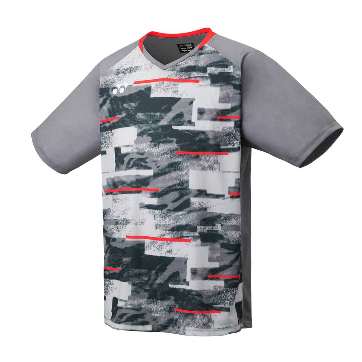 YONEX YM0034 Men’s Crew Neck Shirt – Team-Club - S - Grau