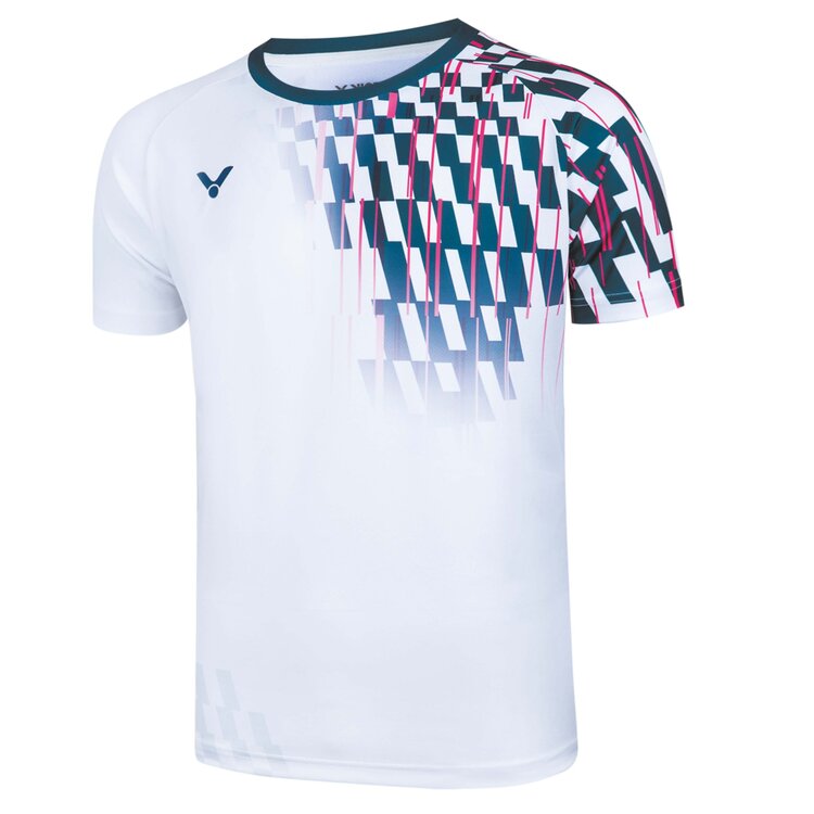 VICTOR Asia T-Shirt T-50001TD A Unisex - Weiß XXL