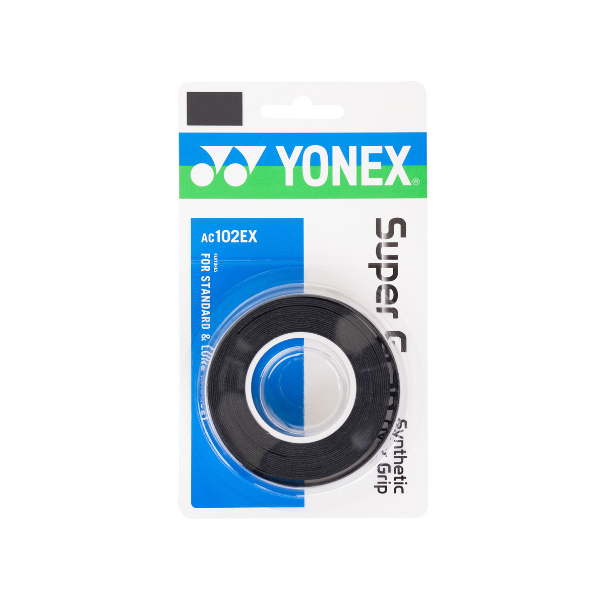 YONEX Super Grap Synthetic Over Grip 3 Stk. - Schwarz YONEX Super Grap Synthetic Over Grip 3 Stk. - Schwarz