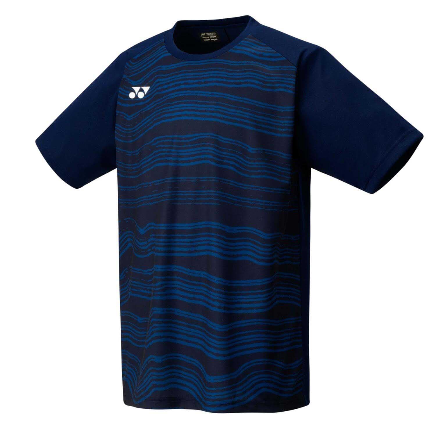 YONEX YM0050 Men’s Crew Neck T-Shirt XS - Blau