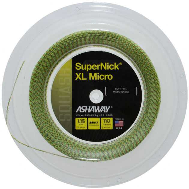 ASHAWAY SuperNick XL Micro - Gelb - 110m - 1,15mm