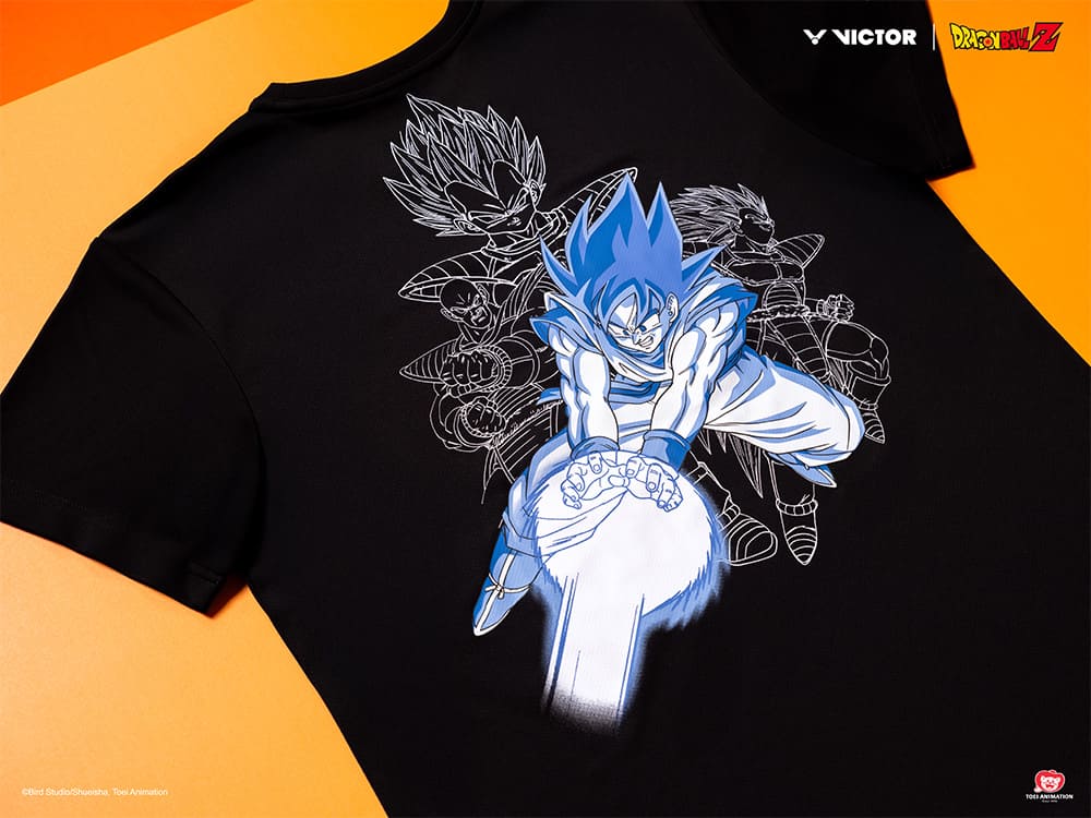 VICTOR x Dragon Ball Z T-Shirt T-502 DBZ - Schwarz - XXS