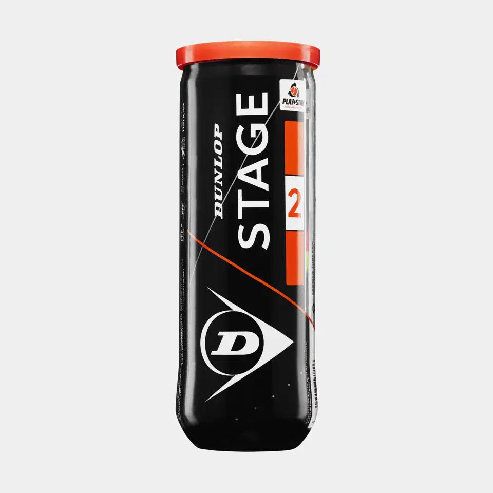 DUNLOP Methodik Tennisball Stage 2 Orange - 3-Dose