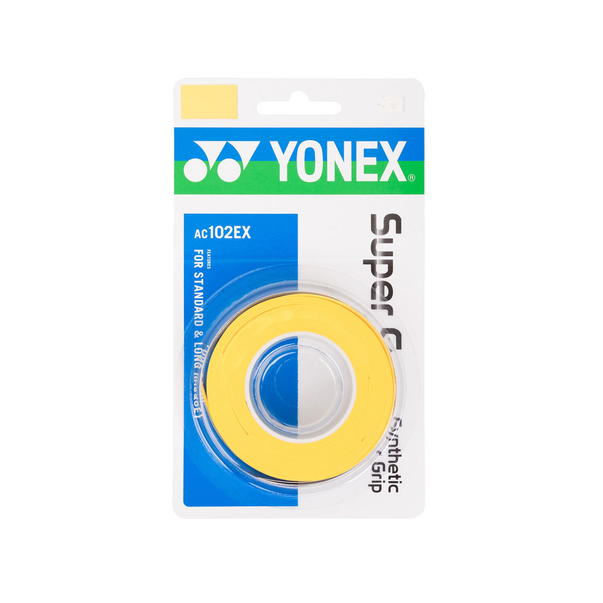 YONEX Super Grap Synthetic Over Grip 3 Stk. - Gelb YONEX Super Grap Synthetic Over Grip 3 Stk. - Gelb