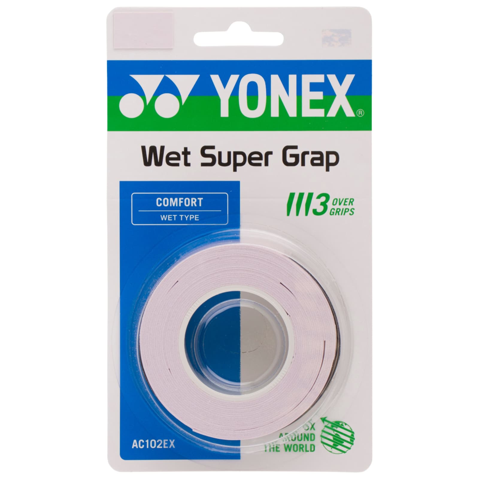 YONEX Wet Super Grap (3-er Pack) AC102 - Mist Pink