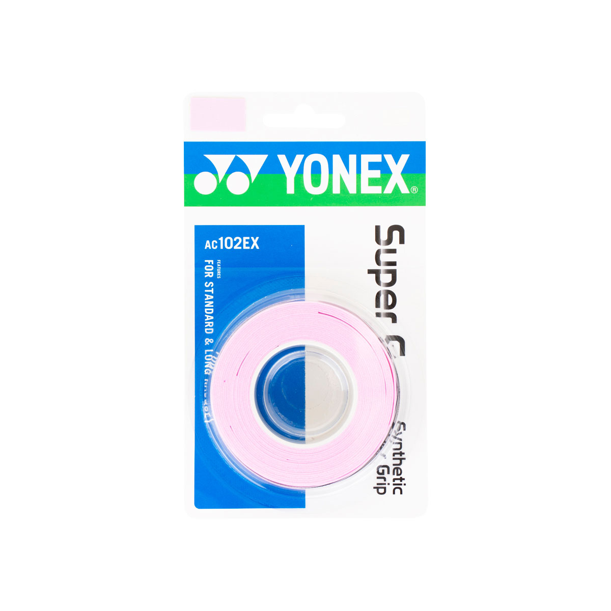 YONEX Super Grap Synthetic Over Grip 3 Stk. - French Pink YONEX Super Grap Synthetic Over Grip 3 Stk. - French Pink