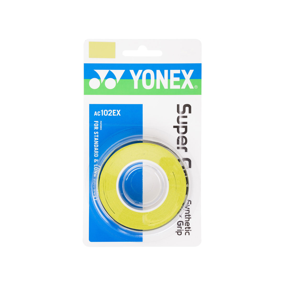 YONEX Super Grap Synthetic Over Grip 3 Stk. - Zitrus grün YONEX Super Grap Synthetic Over Grip 3 Stk. - Zitrus grün