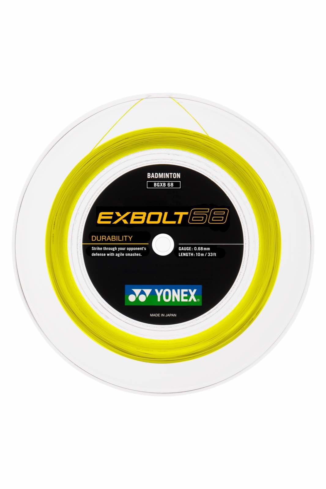 YONEX Exbolt 68 - 200m Rolle Grün