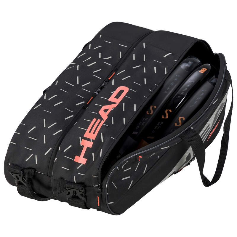 HEAD Team Padel Bag L Padeltasche - Schwarz