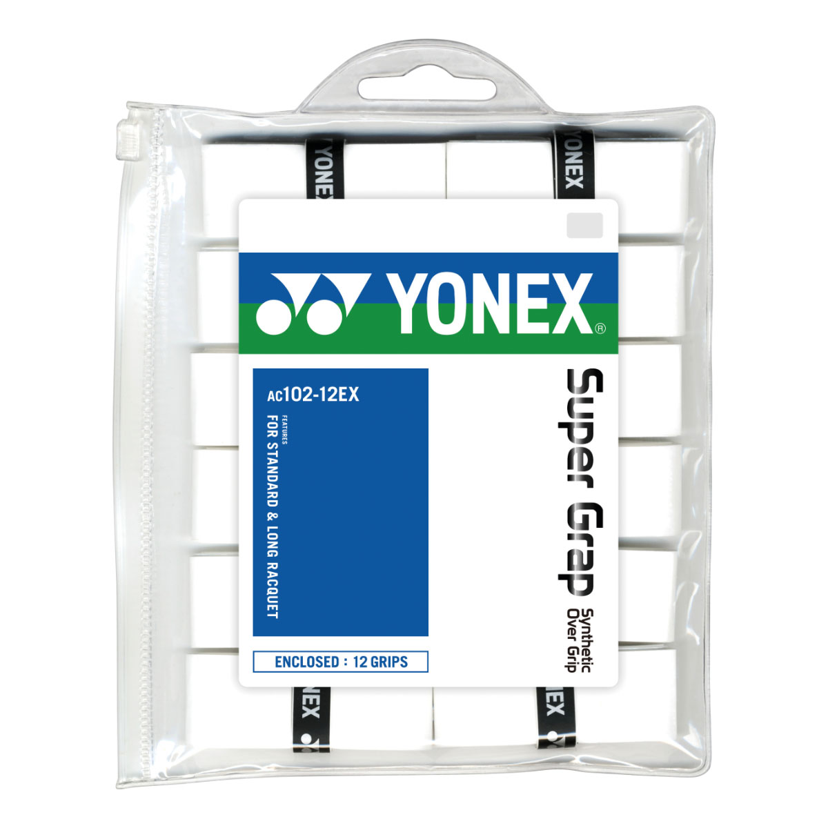 YONEX Super Grap Synthetic Over Grip 12 Stk. - Weiß YONEX Super Grap Synthetic Over Grip 12 Stk. - Weiß