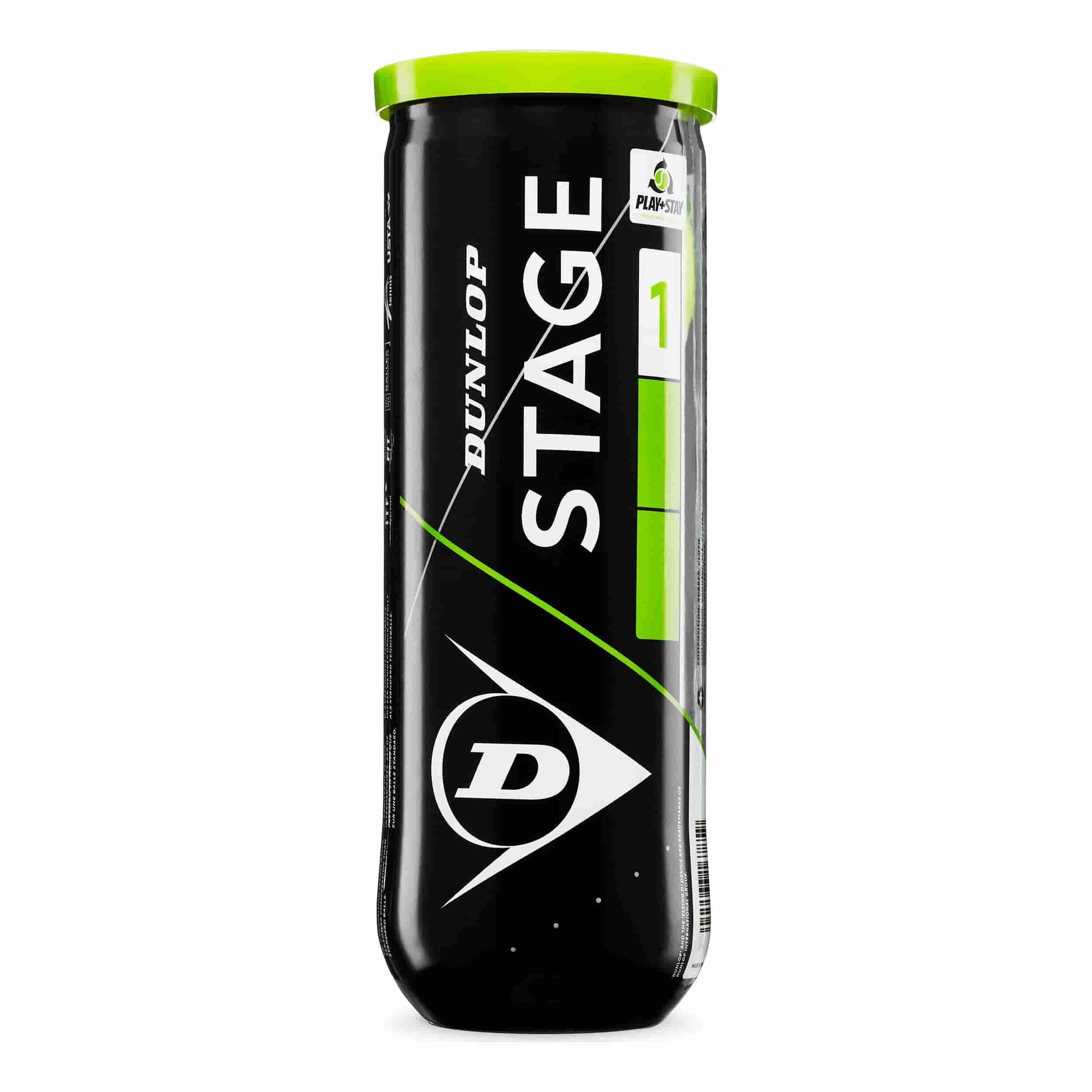 DUNLOP Methodik Tennisball Stage 1 Green - 3-Dose