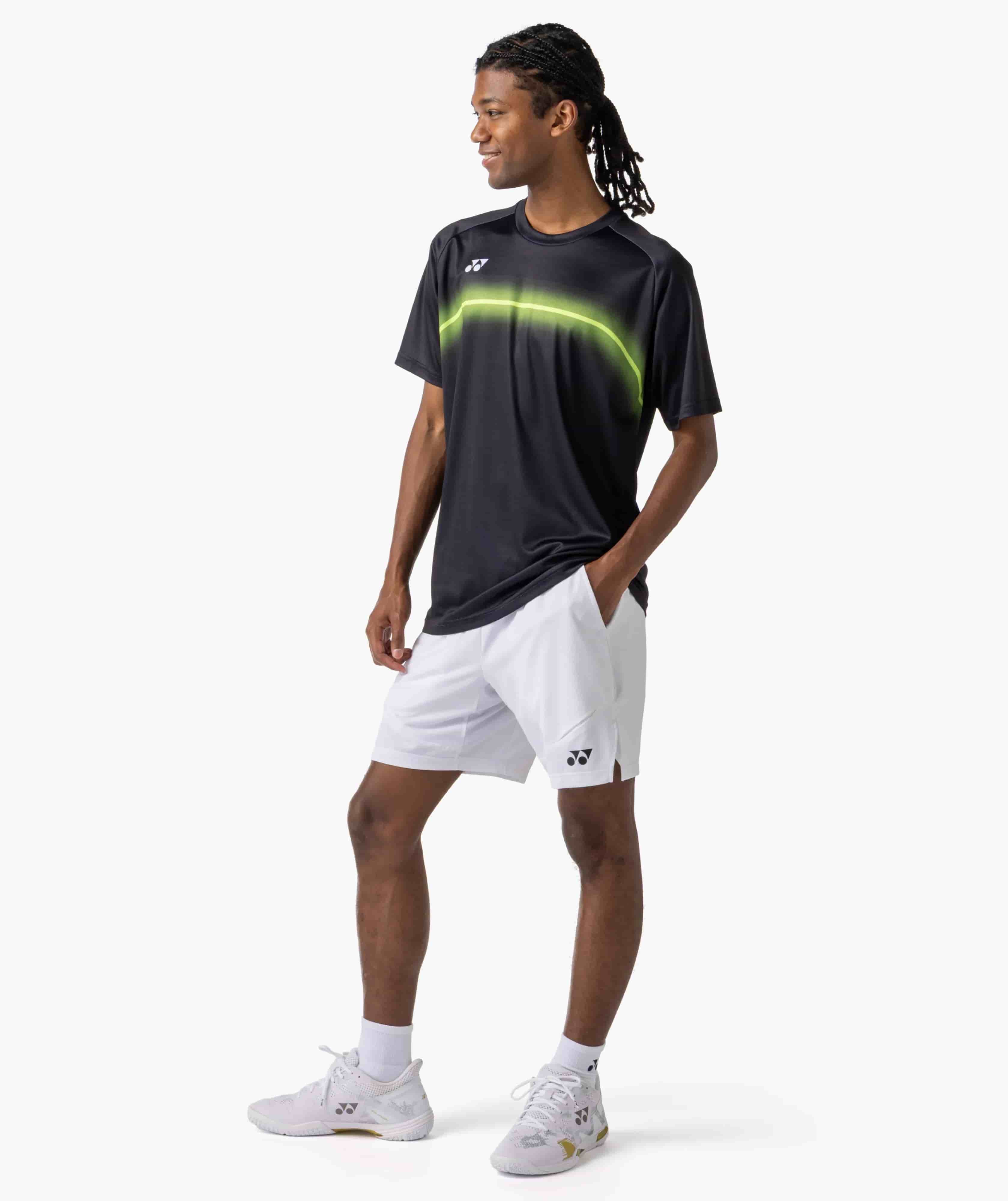 YONEX 16859 Unisex T-Shirt - Practice - Schwarz - XL