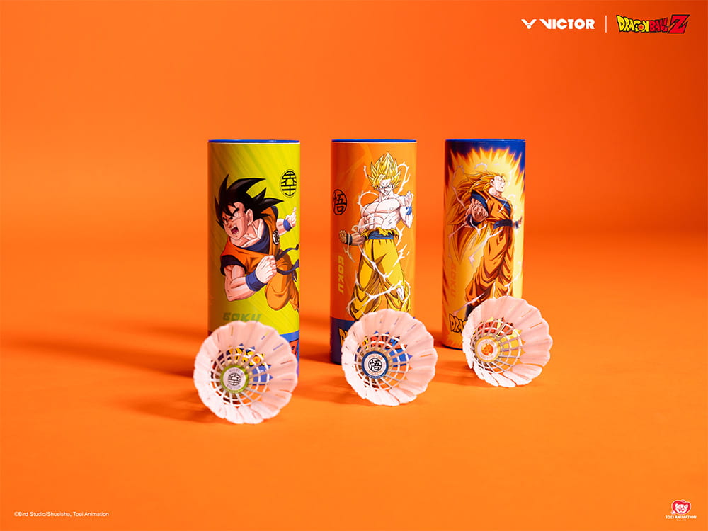 VICTOR x Dragon Ball Z Synthetic Shuttlecocks NCS Grün