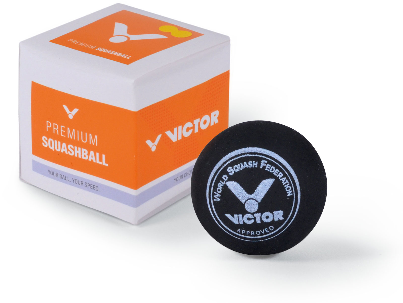 VICTOR Squashball (1 Stk.) doppelgelb VICTOR Squashball (1 Stk.) doppelgelb