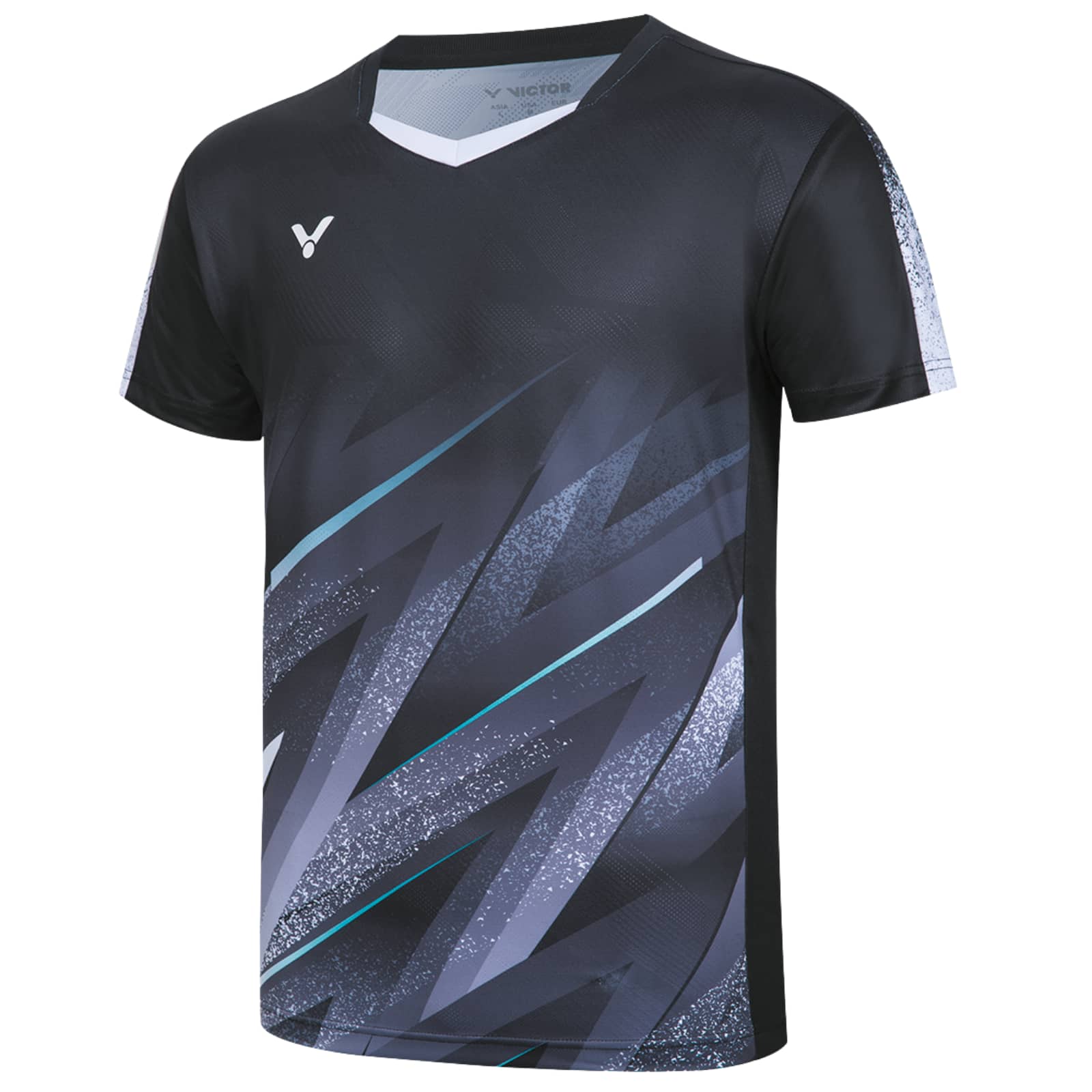 VICTOR Asia T-Shirt T-60009 Unisex - Schwarz - XXL